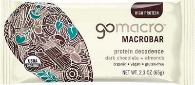 Organic Macrobar Dark Chocolate + Almonds