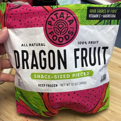 All Natural Red Dragon Fruit Cubes