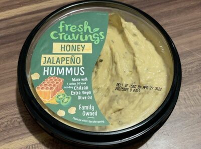 Honey jalapeño hummus