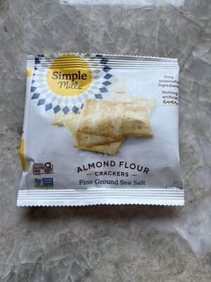 Fine Ground Sea Salt Almond Flour Crackers