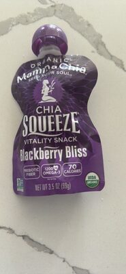 Chia Squeeze Vitality Snack Blackberry Bliss