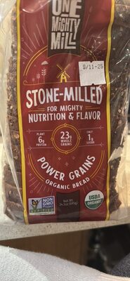 Stone-Milled Power Grains Organic Bread