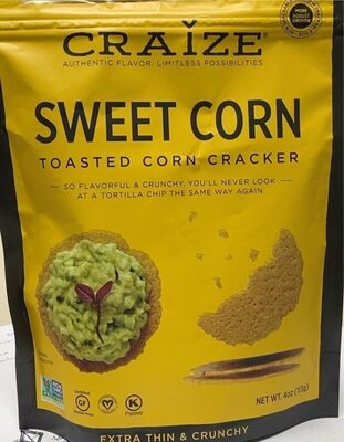 Sweet Corn Toasted Corn Crackers