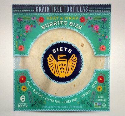 Burrito Size Cassava Tortilla