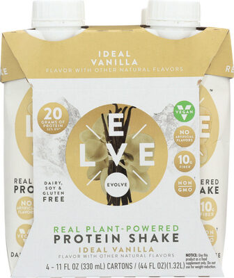 Evolve ideal vanilla protein shake