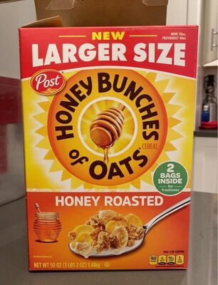Honey bunches of oats cereal