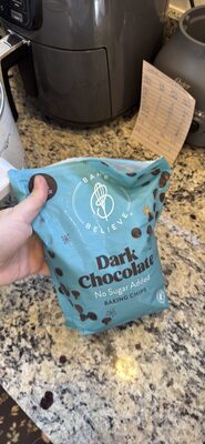 Dark Chocolate No Sugar Added Baking Chips