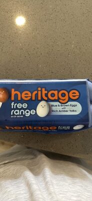 Blue & Brown Eggs with Rich Amber Yolks