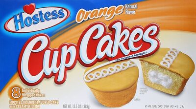 Orange flavor cup cakes