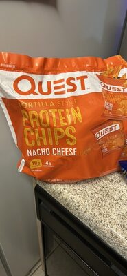 Tortilla Style Protein Chips Nacho Cheese Flavor