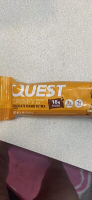 CRISPY PROTEIN BAR CHOCOLATE PEANUT BUTTER FLAVORED
