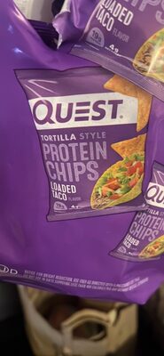 Tortilla Style Protein Chips Loaded Taco Flavor