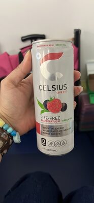 CELSIUS Fizz-Free Raspberry Açaí + Green Tea