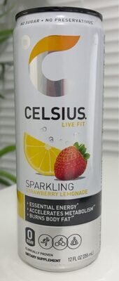 Celsius Sparkling Strawberry Lemonade