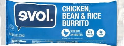 Chicken, Bean & Rice Burrito