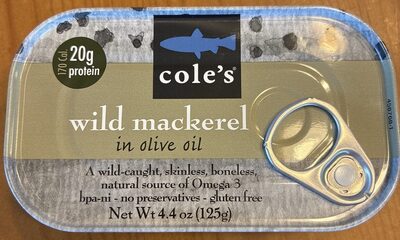 Wild Mackerel In Olive Oil