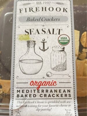 Mediterranean Baked Crackers - Sea Salt