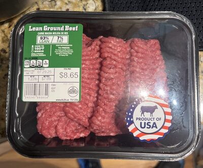 #1 Lean Ground Beef 93/7