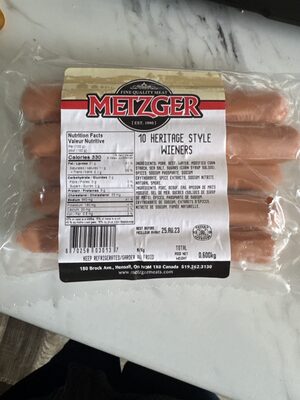 10 Heritage Style Wieners