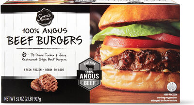 100% Angus Beef Burgers