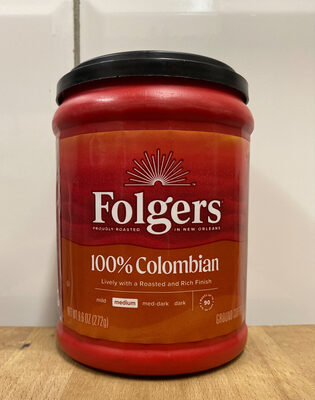 100% Colombian Medium Roasted Coffee Ground imp