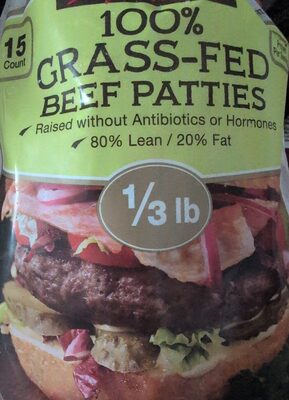 100% Grass Fed Beef Patties