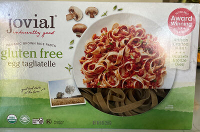 100% organic traditional egg pasta