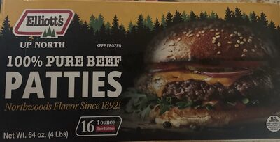100% Pure Beef Patties