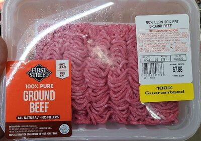 100% Pure Ground Beef
