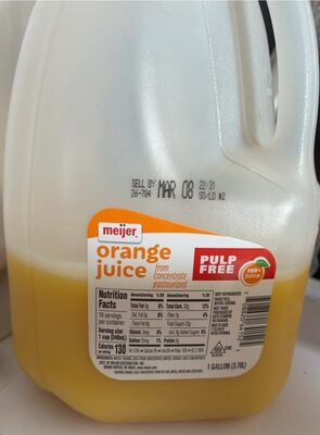 100% Pure Orange Juice