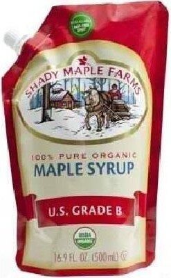 100% Pure Organic Maple syrup U.S. Grade A Dark Color, Robust taste