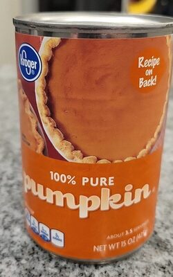 100% Pure pumpkin
