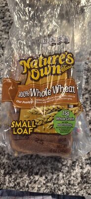 100% Whole Wheat Small Loaf Bread