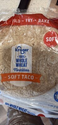 100% Whole Wheat Tortillas Soft Taco