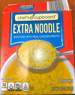 Chef's Cupboard Extra Noodle Soup Mix with Real Chicken Broth