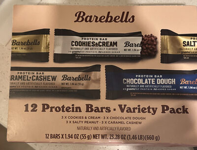 12 Protein Bars Variety Pack