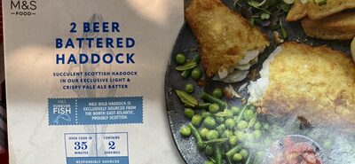 2 Beer Battered Haddock