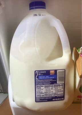 2% Reduced Fat Milk