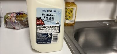 2% Reduced Fat Milk