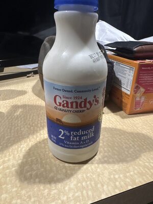 2% reduced fat milk