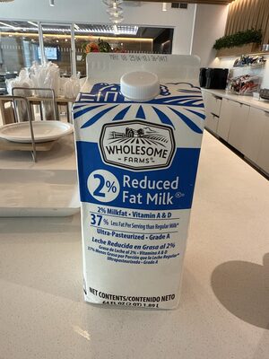 2% Reduced Fat Milk