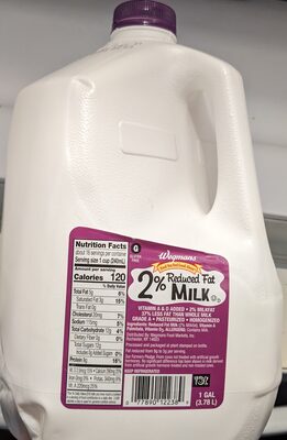2% Reduced Fat Milk
