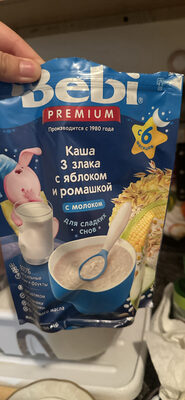 Каша 3 злака с яблоком и ромашкой