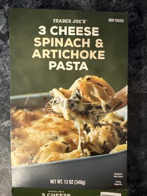 3 Cheese Spinach & Artichoke Pasta