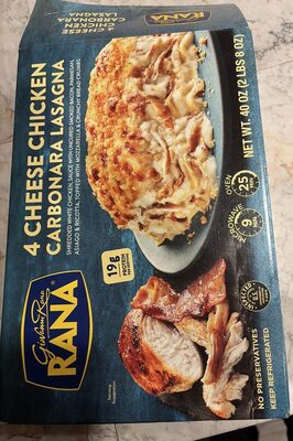 4 Cheese Chicken Carbonara Lasagna