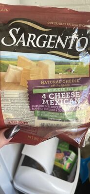 4 Cheese Mexican Shredded Reduced Fat Cheese
