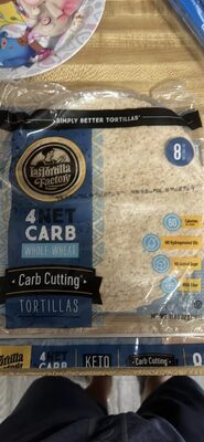4 Net Carb Whole Wheat Carb Cutting Tortillas