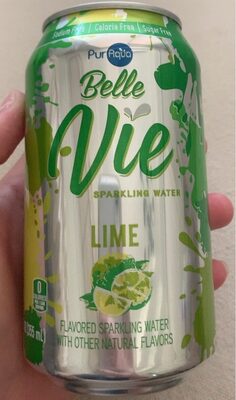 Lime Flavored Sparkling Water, Lime