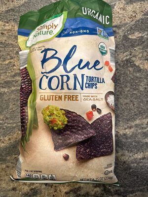Blue corn tortilla chips