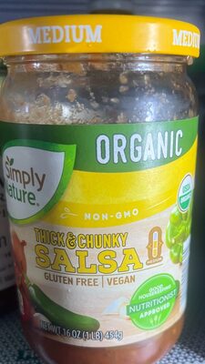 Simply nature thick & chunky salsa